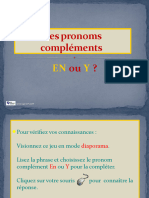 Les Pronoms Complément en Et Y AU Jeu !