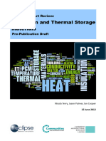 Insulation and Thermal Storage Materials Pre-Publication Draft - 1
