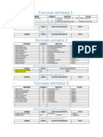 Reporte Excusas Primer Periodo 2022