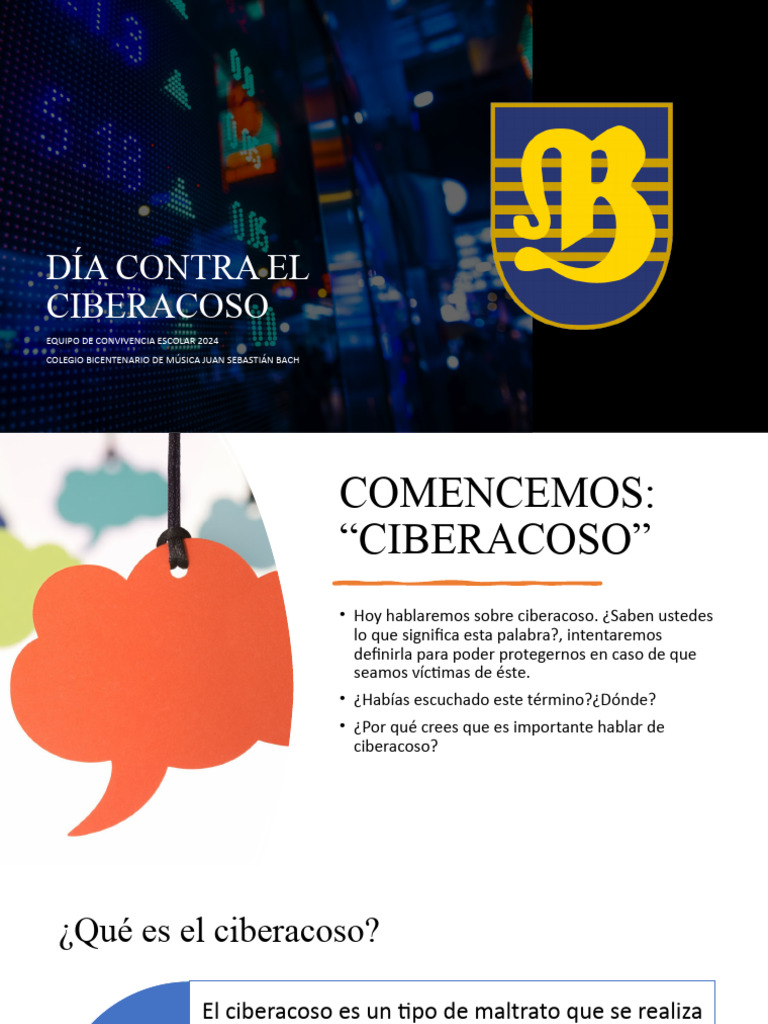 Día Contra El Ciberacoso 2024 1 - Contenido | PDF | Acoso cibernético