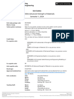 MCEN3004 Advanced Strength of Materials Semester 1 2024 Bentley Perth Campus INT