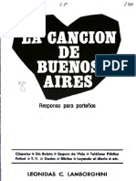 Leónidas C. Lamborghini - La Canción de Buenos Aires - Tango, Blues-Ediciones - Ciudad - (1968)