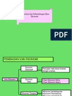 Topik 2 - Pengertian Dan Perkembangan Ilmu Ekonomi