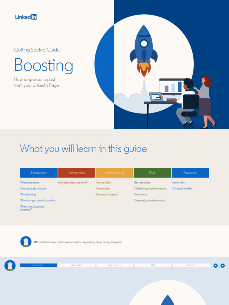 LinkedIn Boosting: A Quick Start Guide | PDF | Linked In | Marketing
