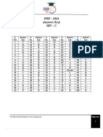 JPSP Answer Key Set C