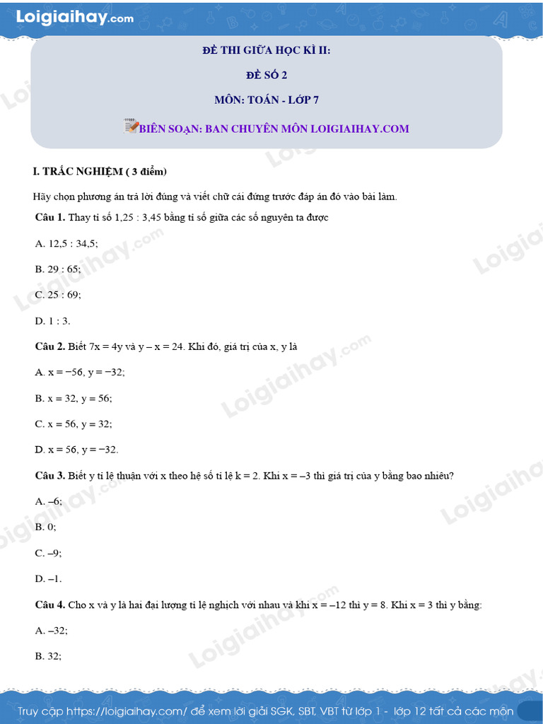 đề 2 | PDF