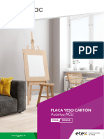 Yeso Carton Acu Gyplac - Ficha Tecnica