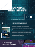 Konsep Dasar Sistem Informasi