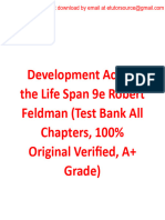 Test Bank For Development Across The Life Span 9e Robert Feldman