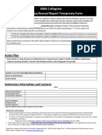 Chapter Plan and Annual Report - Late Temporary Reporting - Form
