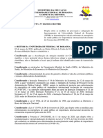 Portaria Normativa 006 - 2020 - Dispoe Sobre Medidas Funcionamento UFRR Durante Pandemia Covid-19