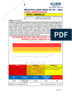 Boletin Informativo Coer Puno #182 - 2024 Aviso Hidrologico