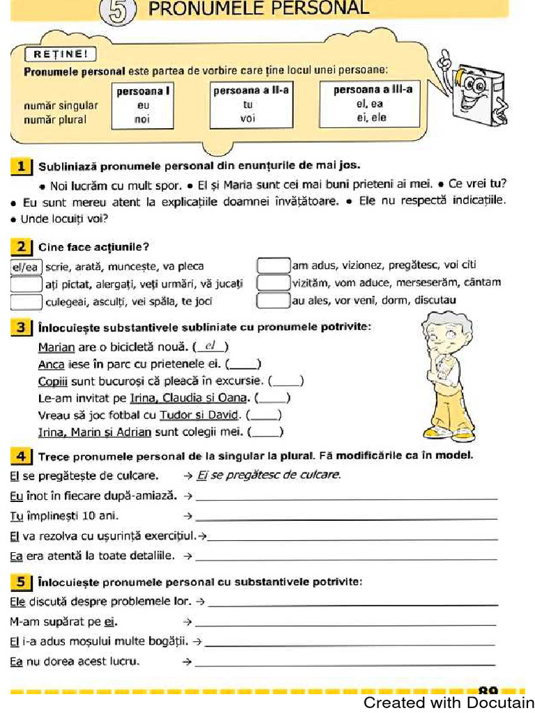 Gramatica Limba Romana | PDF