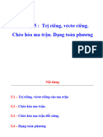 3.7. TR-VTR-Chéo hóa ma trận