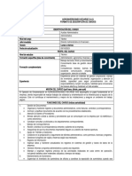 Manual de Funciones CARGO PENDIENTE Auxiliar Administrativo