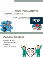 Minicurso Básico: Tratamento de Feridas E Curativos.: Prof . Dânia Paysan