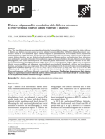 Diabetes Stigma and Its Association With Diabetes Outcomes: A Cross-Sectional Study of Adults With Type 1 Diabetes