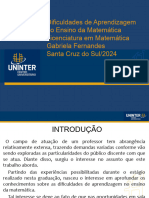 Apresentação TCC Matemática