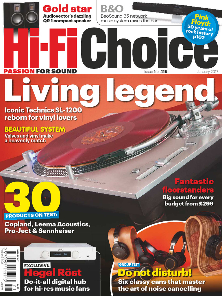 Hi-Fi Choice - January 2017 | PDF | Loudspeaker | Audio Electronics