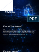 Cyber Security: by Mohiuddin Ahmed Reg:22101011