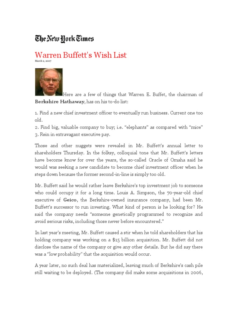 Warren ebuffett2005 essay picture