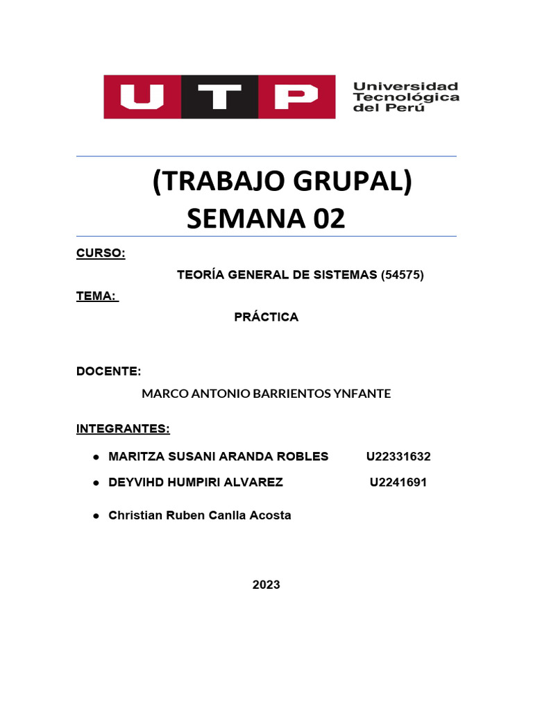 Trabajo Grupal Practica | PDF