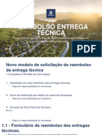 Passo A Passo - Novo Modelo Reembolso Entrega Técnica - Atualizado 2023