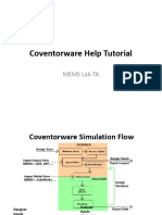 Coventorware Help Tutorial TA