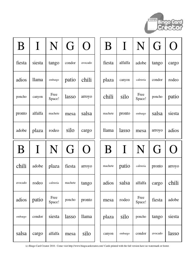 Borrowed Spanish Words PDF