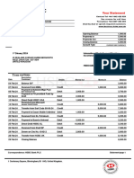 HSBC Bank Statement