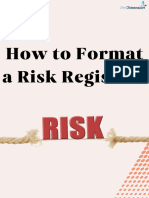 How To Format A Risk Register?