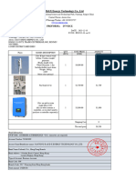 Nantong R&X Energy Technology Co., LTD: Proforma Invoice