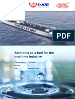 Ammonia As A Fuel For The Maritime Industry Short