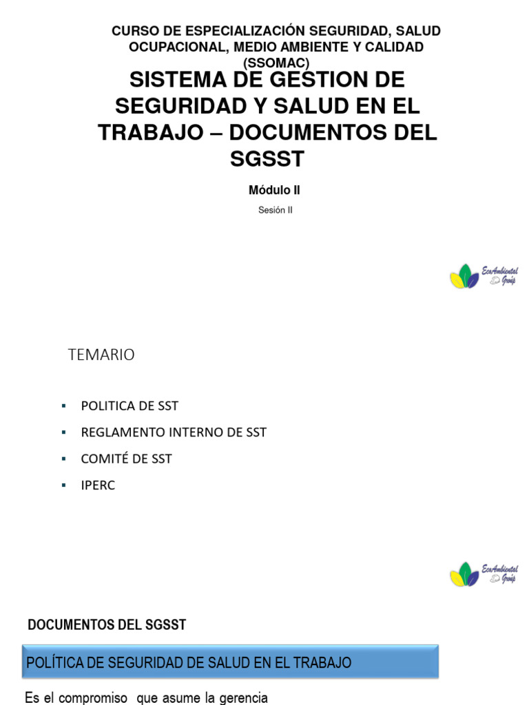 M4 Documentacion Del Sg Sst Pdf Evaluación De Riesgos Riesgo