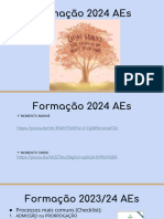 Formação 2023 e 2024 AEs SGPE