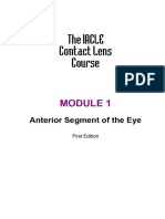 IACLE Module 1 Anterior Segment of The Eye