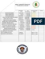 Lista Do Exame de Faixa para Enviar Sensei Luiz 2024 Aakc-Karatê-Tianguá