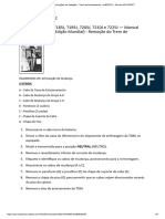 1 Remoção Do Trem de Acionamento