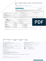 Formulir Medical Check Up 2003 PDF