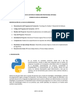 Guía Aprendizaje Python Básico