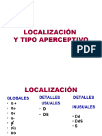 Clase 4 - Localizacion y Tipo Aperceptivo