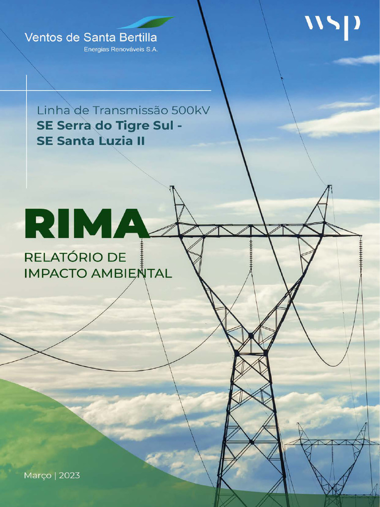 RIMA da Linha de Transmissão 500kV Nordeste | PDF | Declaração de ...