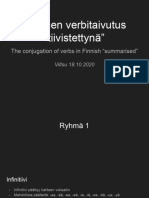 Suomen Verbitaivutus Tiivistettynä