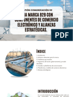 Gestión Comunicación de Una Marca B2B Con Componentes de Comercio Electrónico y Alianzas Estratégicas