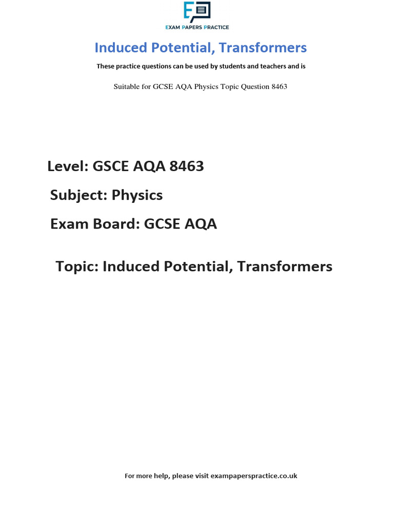 Induced Potential Transformers Nat Grid PDF Transformer Inductor