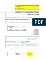 Primera Parte de La Utilidad A Repartir (Por Días Trabajados)