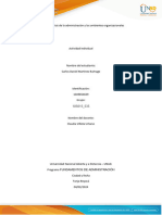 Análisis de La Administración y Los Ambientes Organizacionales