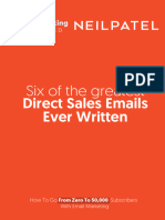 Email Marketing Unlocked Greatest Direct Sales Letters