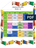 Horario de Clase