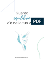 Quanto C'è Nella Tua Vita?: Equilibrio